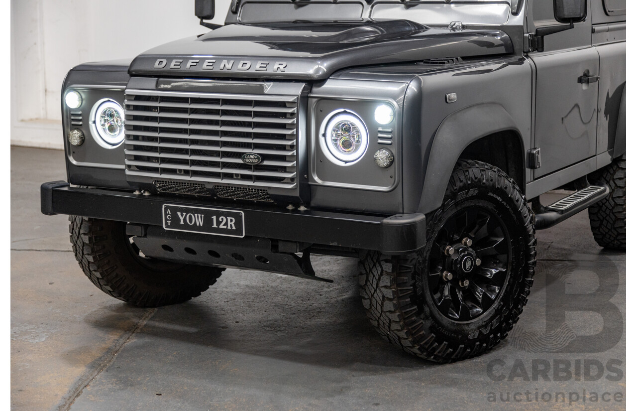 3/2014 Land Rover Defender 90 (4x4) MY14 2d Wagon Corris Grey Metallic Turbo Diesel 2.2L