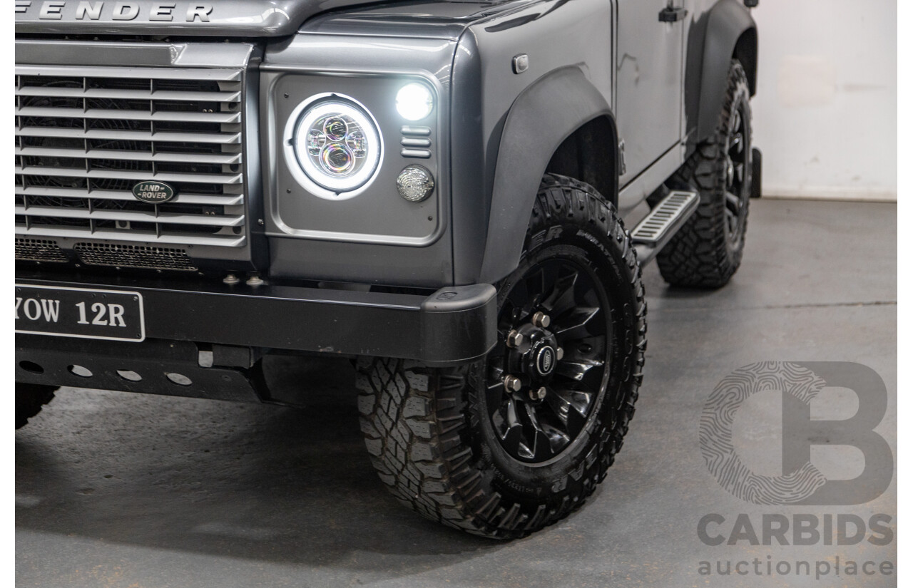 3/2014 Land Rover Defender 90 (4x4) MY14 2d Wagon Corris Grey Metallic Turbo Diesel 2.2L