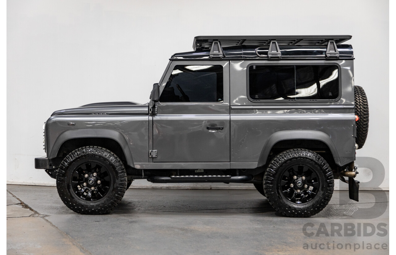 3/2014 Land Rover Defender 90 (4x4) MY14 2d Wagon Corris Grey Metallic Turbo Diesel 2.2L