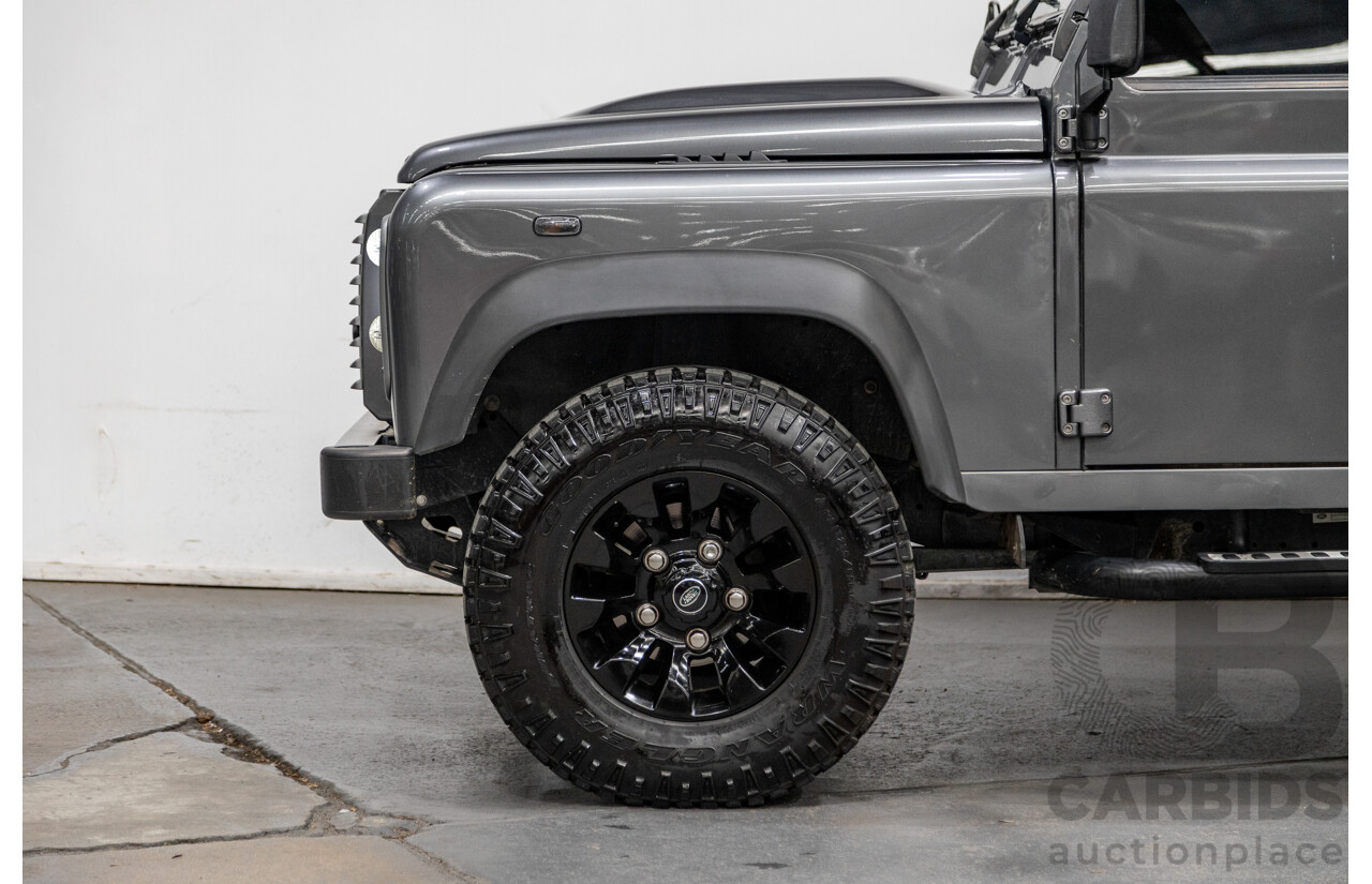 3/2014 Land Rover Defender 90 (4x4) MY14 2d Wagon Corris Grey Metallic Turbo Diesel 2.2L