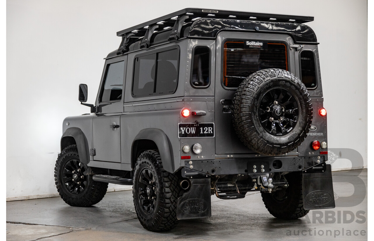 3/2014 Land Rover Defender 90 (4x4) MY14 2d Wagon Corris Grey Metallic Turbo Diesel 2.2L