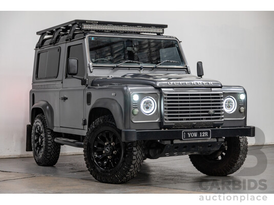 3/2014 Land Rover Defender 90 (4x4) MY14 2d Wagon Corris Grey Metallic Turbo Diesel 2.2L