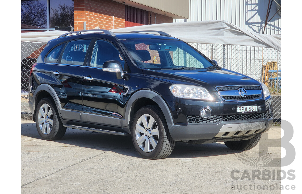 7/2010 Holden Captiva LX (4x4) CG MY10 4d Wagon Black 3.2L