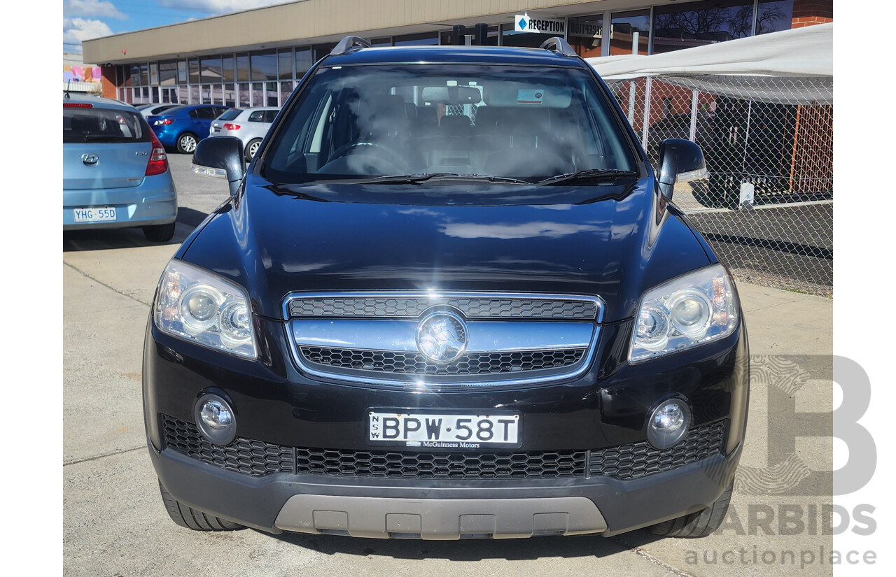 7/2010 Holden Captiva LX (4x4) CG MY10 4d Wagon Black 3.2L