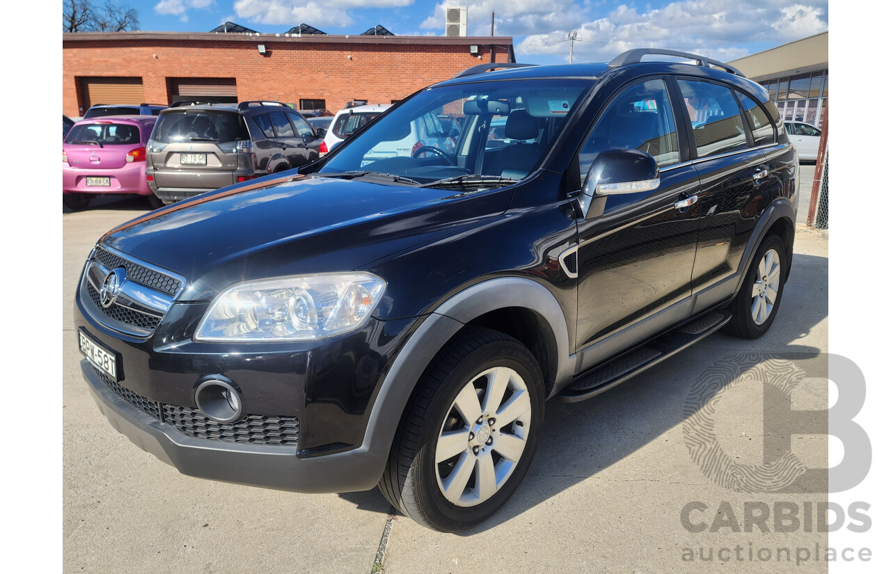 7/2010 Holden Captiva LX (4x4) CG MY10 4d Wagon Black 3.2L