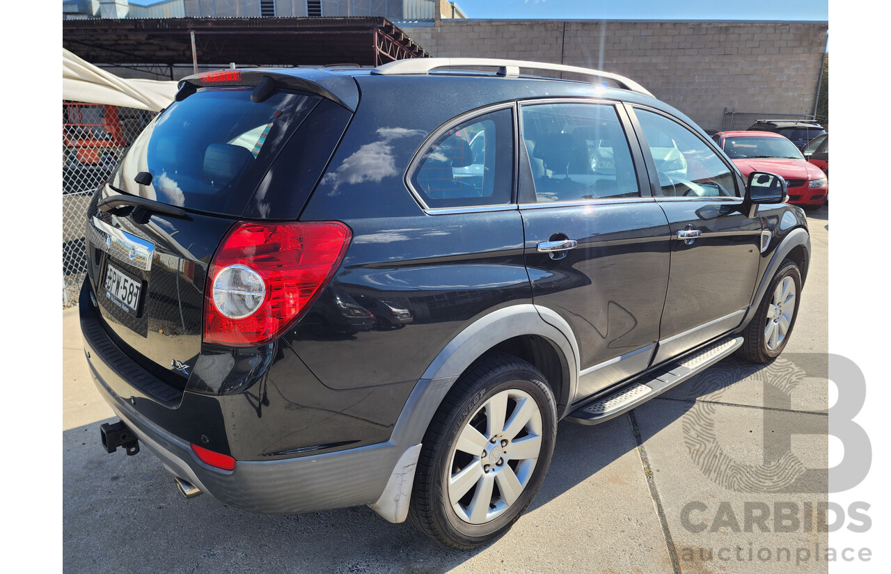 7/2010 Holden Captiva LX (4x4) CG MY10 4d Wagon Black 3.2L