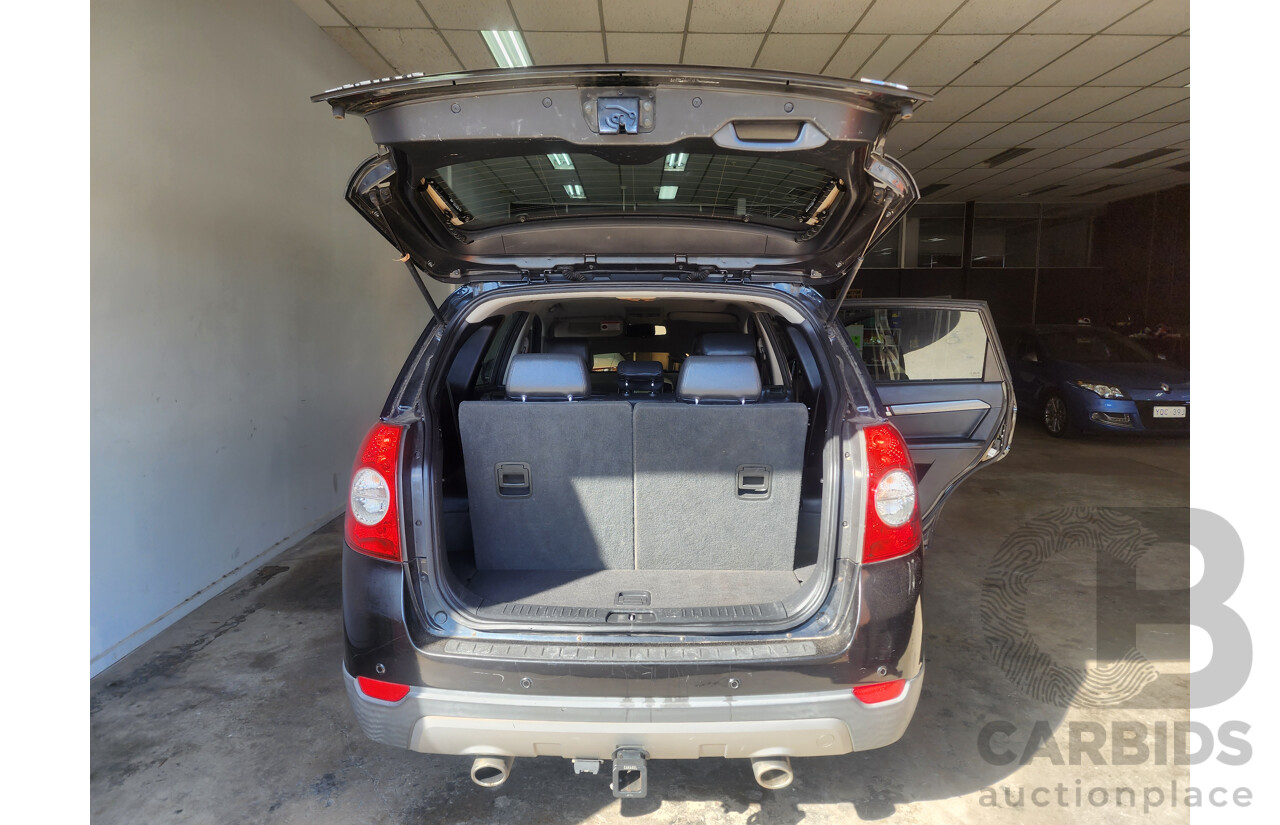 7/2010 Holden Captiva LX (4x4) CG MY10 4d Wagon Black 3.2L