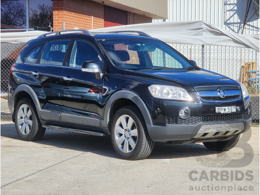 7/2010 Holden Captiva LX (4x4) CG MY10 4d Wagon Black 3.2L