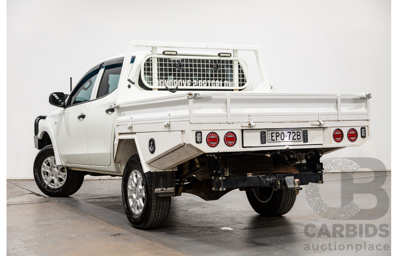 6/2017 Mitsubishi Triton GLX (4x4) MQ MY16 Dual Cab Utility White 2.4L