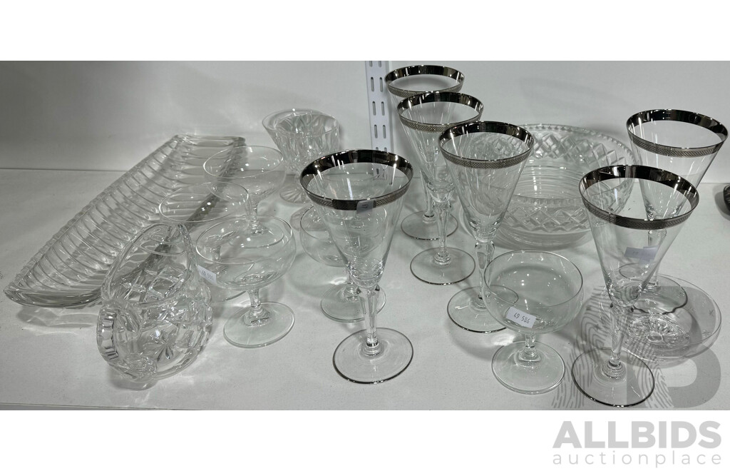 Crystal Glassware Assortment