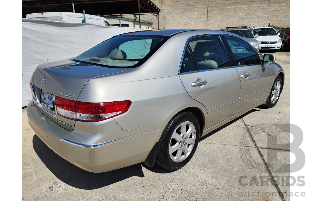 9/2005 Honda Accord V6 Luxury 4d Sedan Gold 3.0L