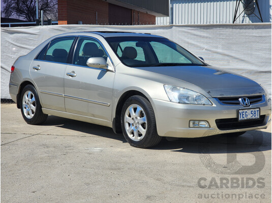 9/2005 Honda Accord V6 Luxury 4d Sedan Gold 3.0L