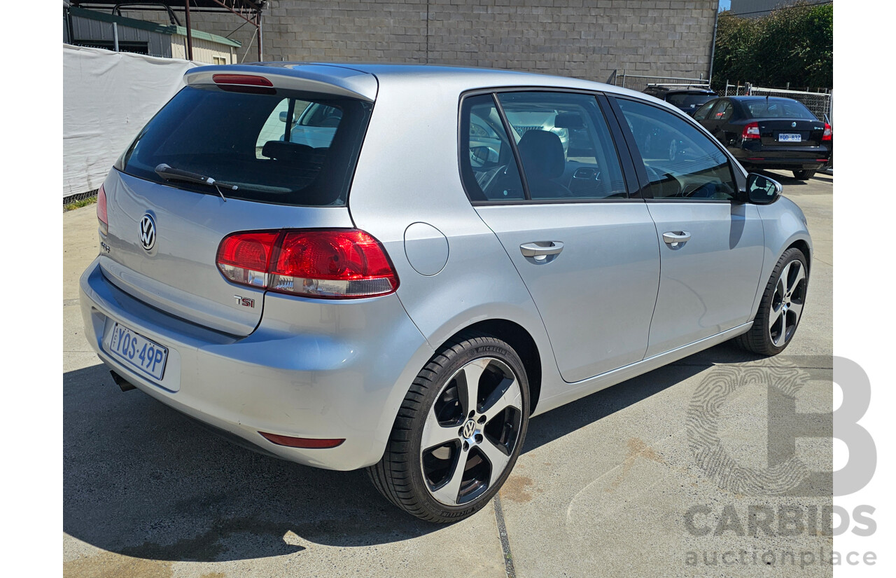 3/2010 Volkswagen Golf 118 TSI Comfortline 1K MY10 5d Hatchback Silver 1.4L