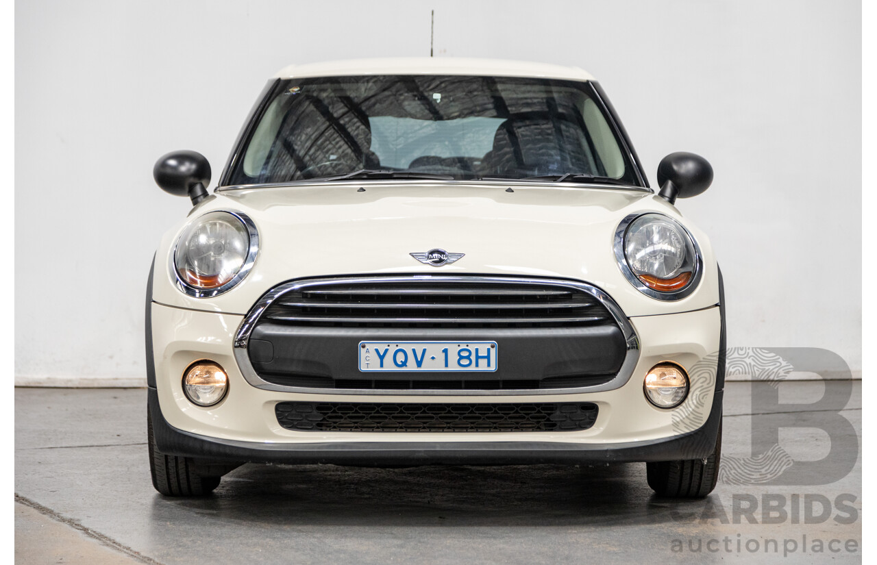 3/2016 Mini Hatch ONE F55 5d Hatchback Pepper White Turbo 1.2L