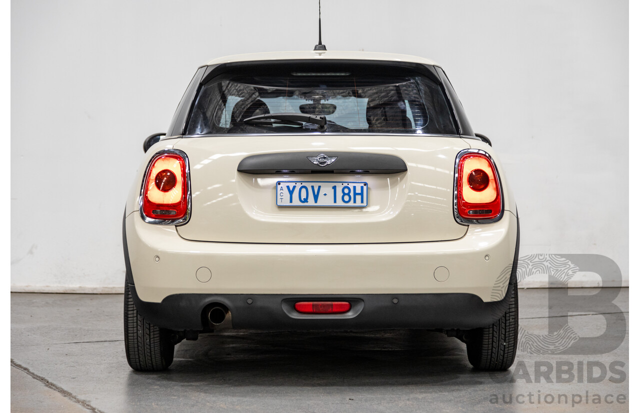 3/2016 Mini Hatch ONE F55 5d Hatchback Pepper White Turbo 1.2L