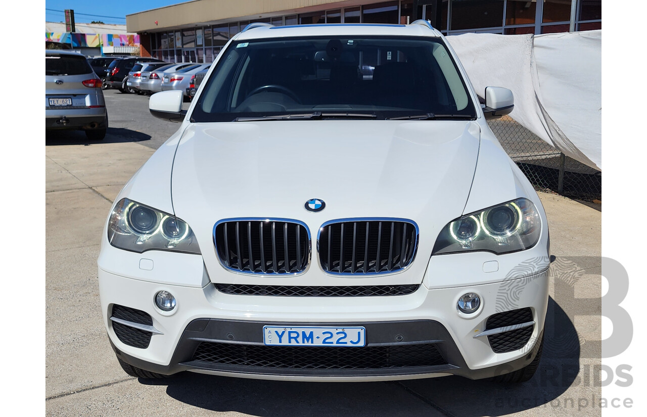 8/2011 Bmw X5 Xdrive 30d E70 MY10 4d Wagon White 3.0L