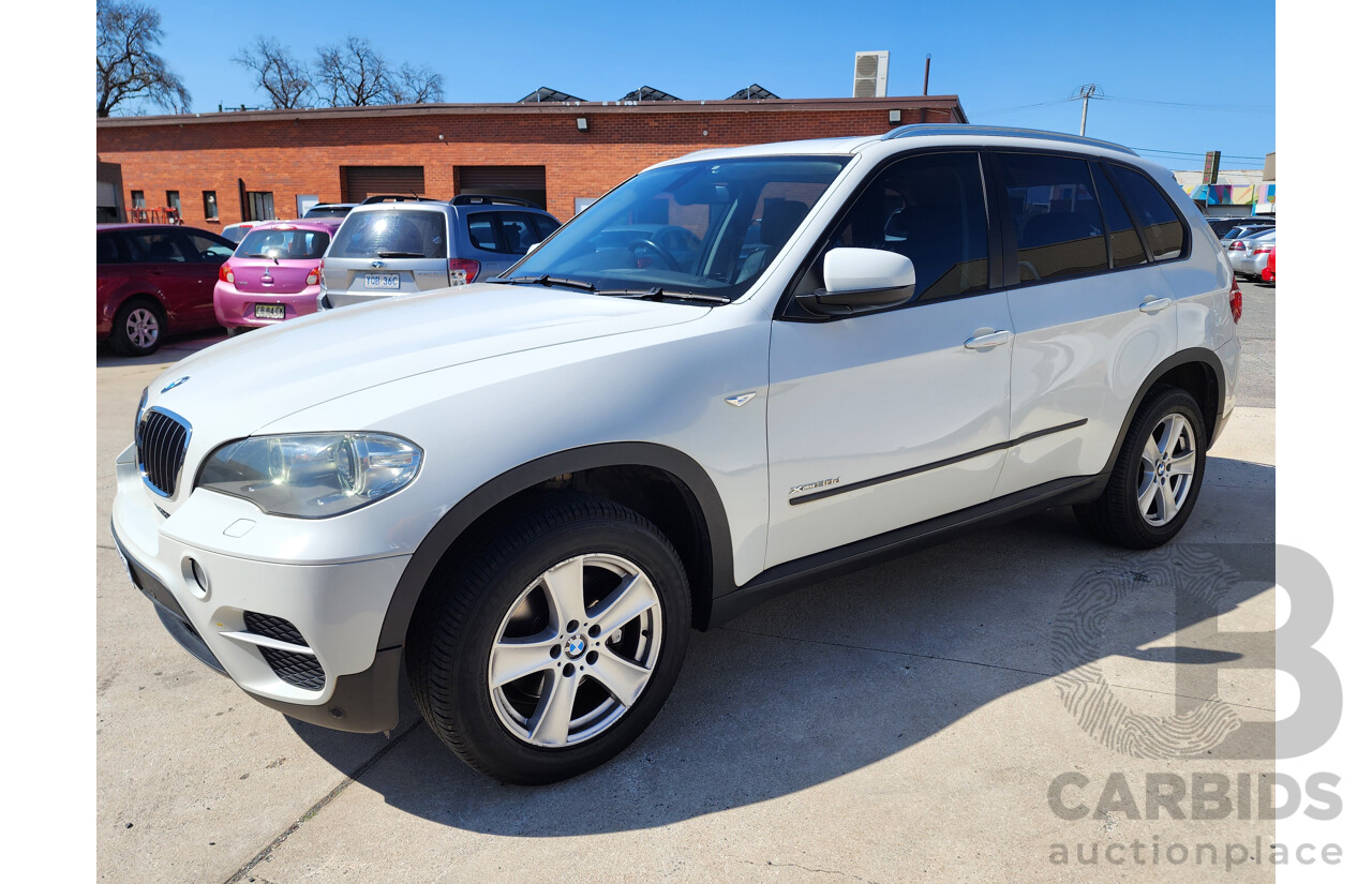 8/2011 Bmw X5 Xdrive 30d E70 MY10 4d Wagon White 3.0L