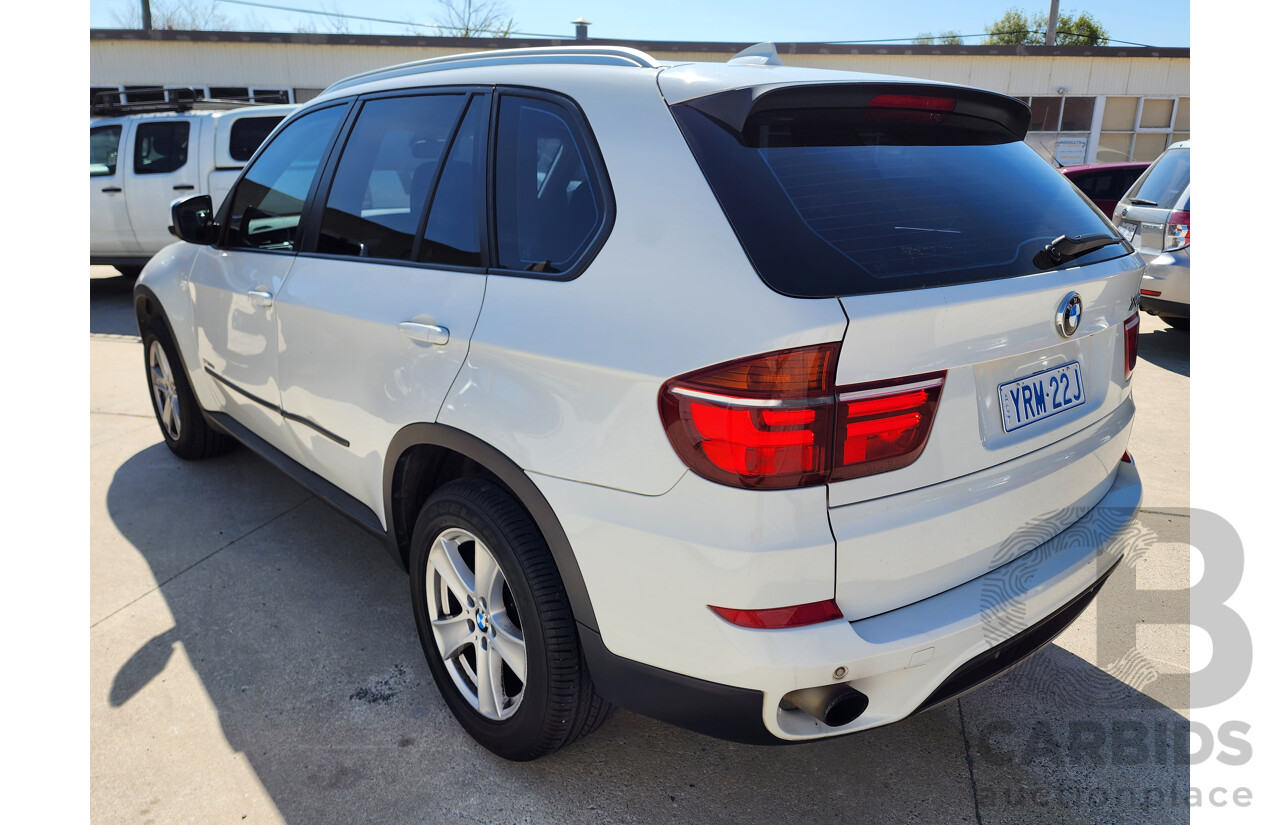 8/2011 Bmw X5 Xdrive 30d E70 MY10 4d Wagon White 3.0L