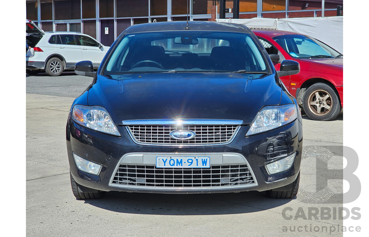 10/2009 Ford Mondeo Zetec MB 5d Hatchback Black 2.3L