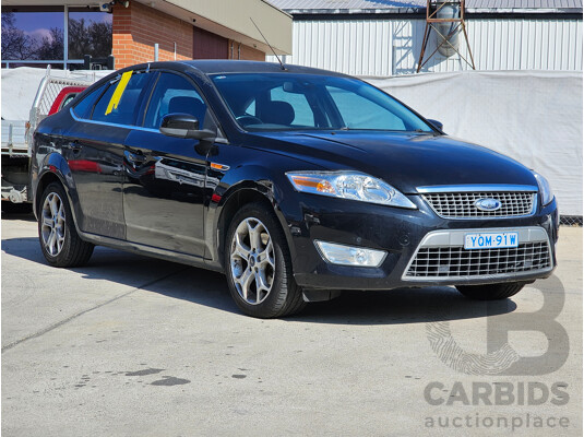 10/2009 Ford Mondeo Zetec MB 5d Hatchback Black 2.3L