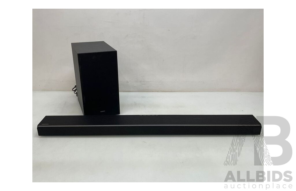 Samsung Sound Bar and Subwoofer