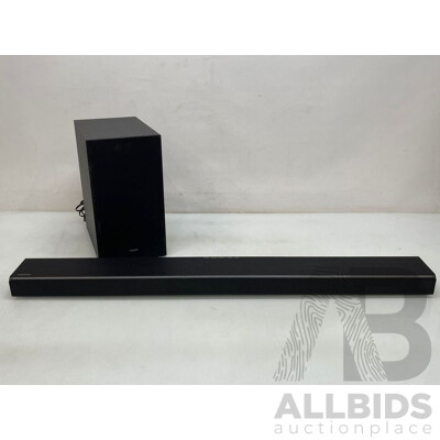 Samsung Sound Bar and Subwoofer