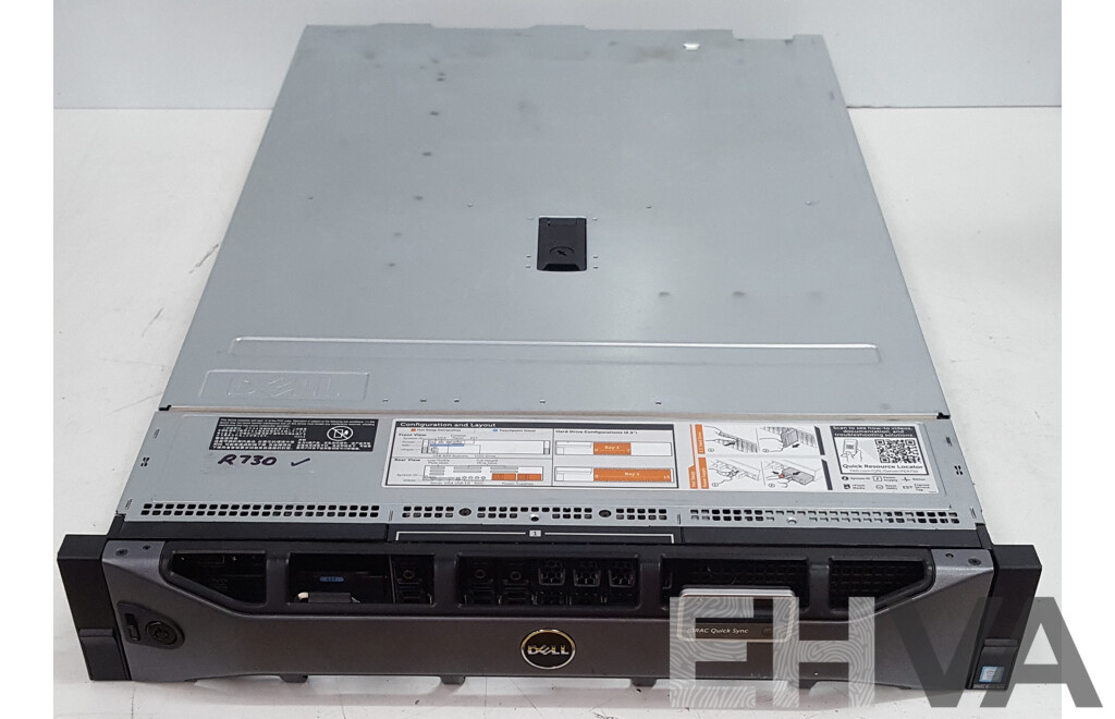 Dell PowerEdge R730 Dual Intel Xeon (E5-2620 v4) 2.10GHz-3.00GHz 8-Core CPU 2RU Server w/ 160GB DDR4