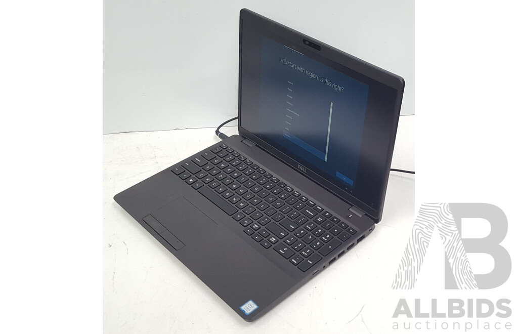 Dell Latitude 5501 Intel Core i5 (9300H) 2.40GHz-4.10GHz 4-Core CPU 15.6-Inch Laptop w/ Power Supply