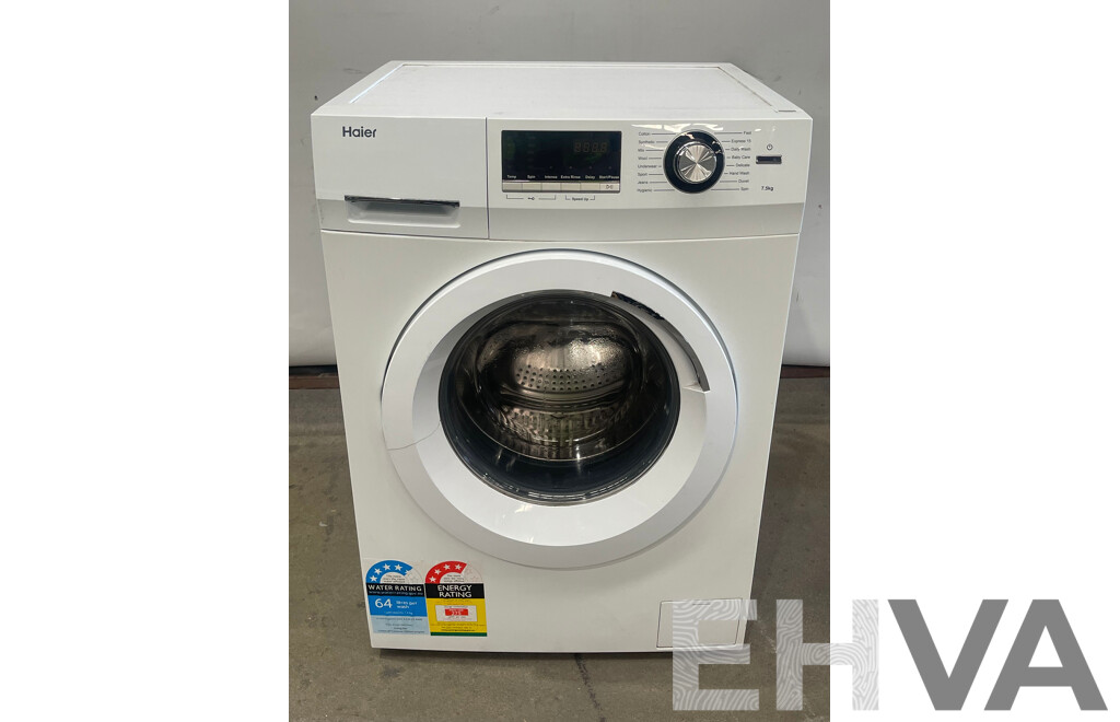 Haier 7.5 Kg Front Loader Washing Machine