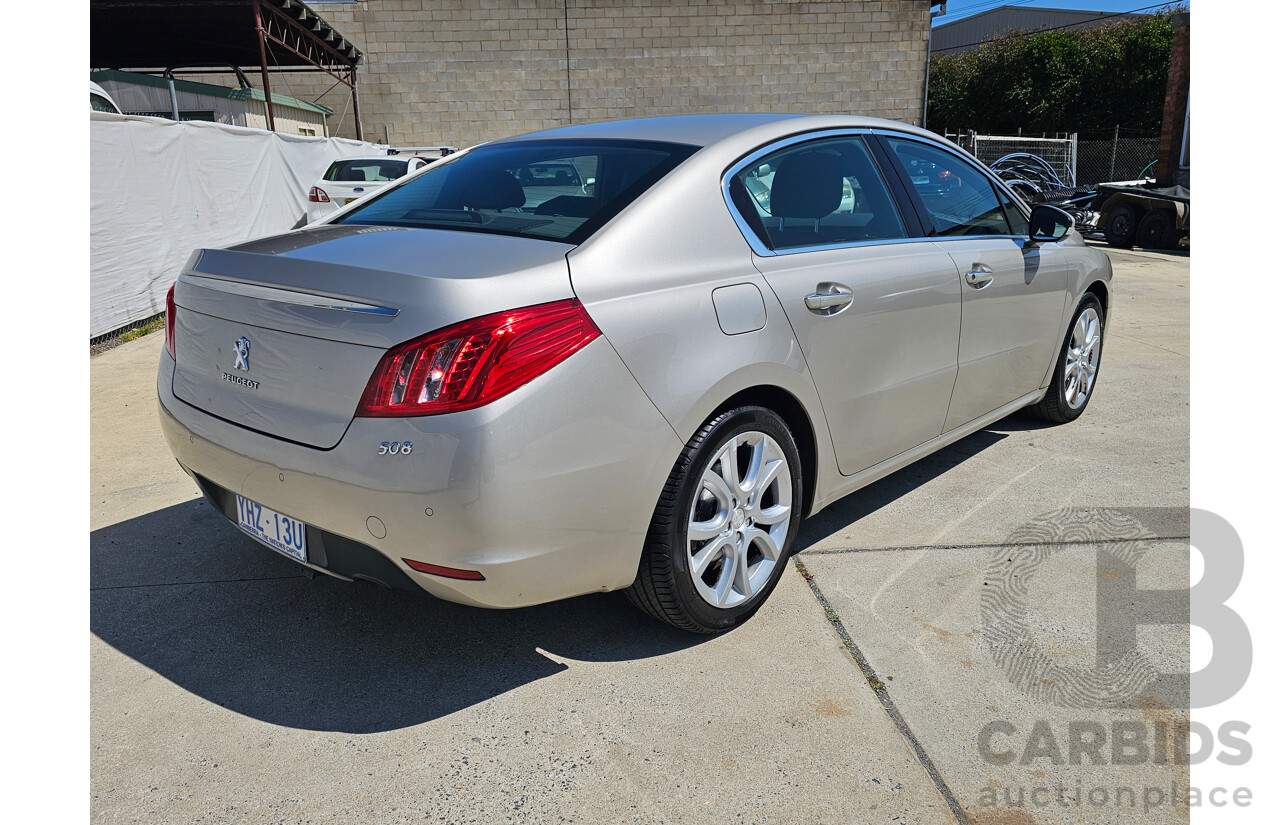 4/2012 Peugeot 508 Allure HDi  4d Sedan Grey 2.0L