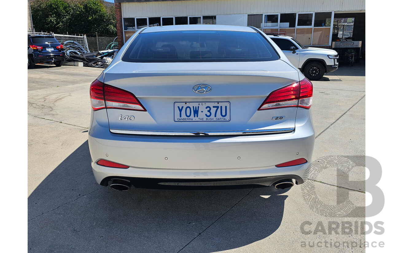 11/2014 Hyundai i40 Active VF 2 4d Sedan Silver  2.0L