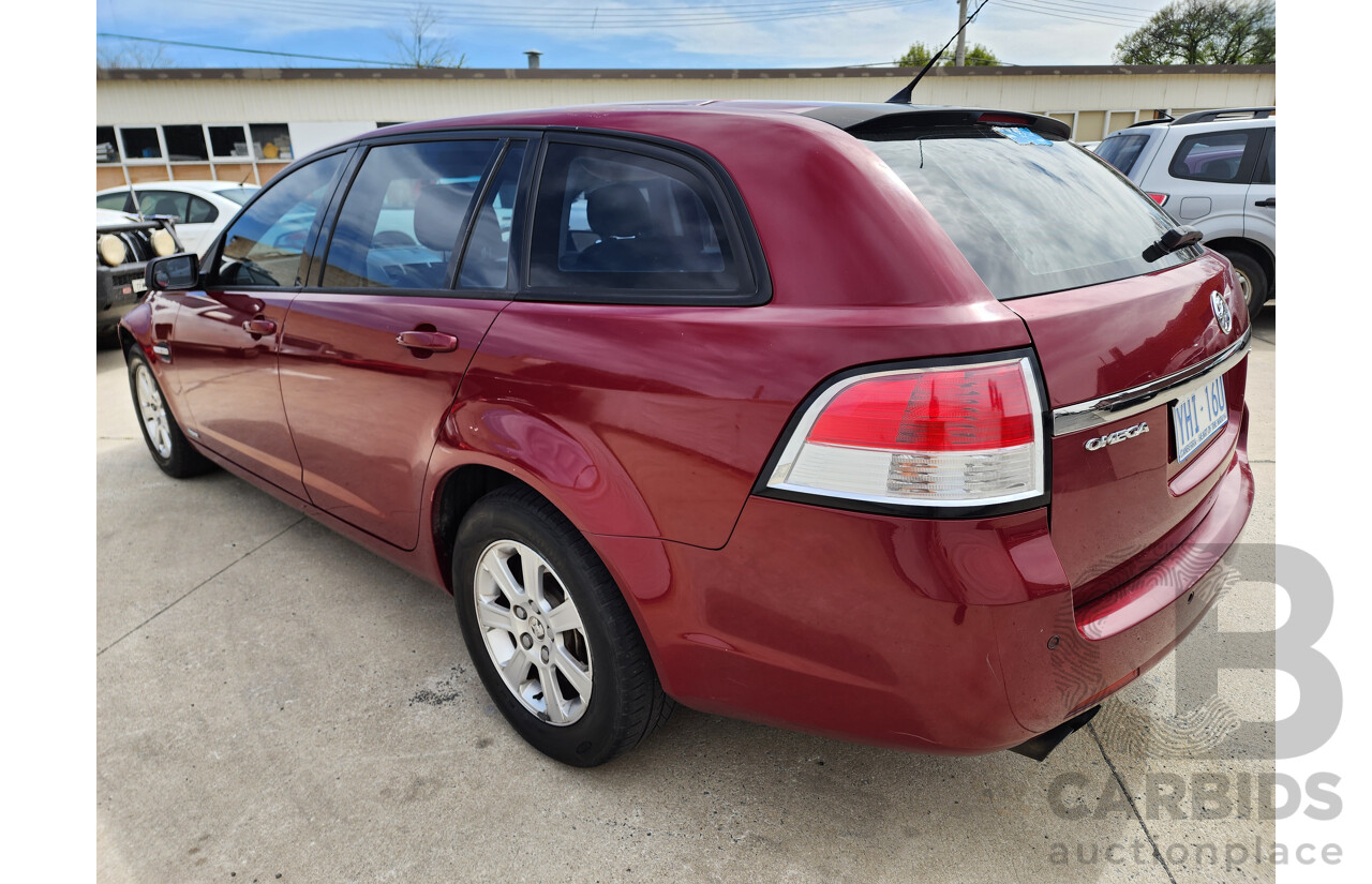 1/2010 Holden Commodore Omega VE MY10 4d Sportwagon Maroon 3.0L