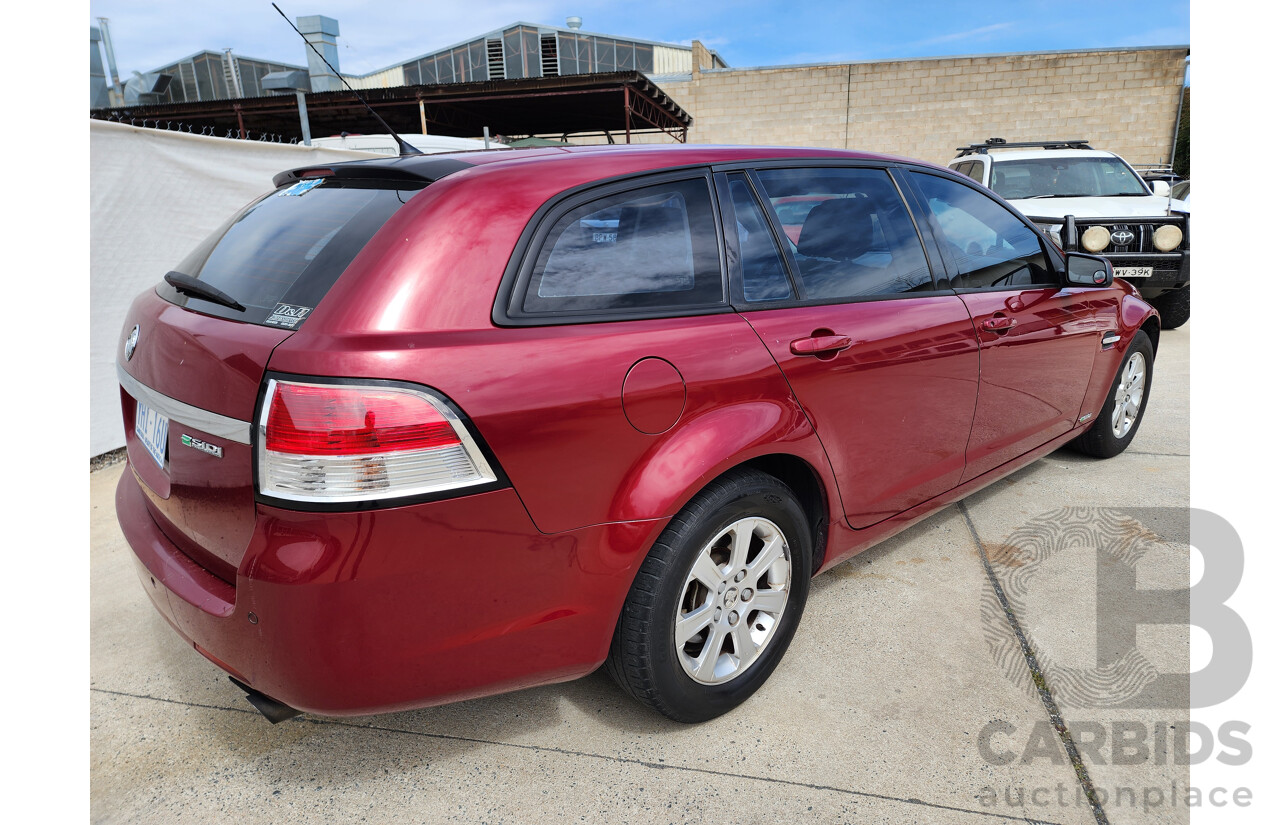 1/2010 Holden Commodore Omega VE MY10 4d Sportwagon Maroon 3.0L