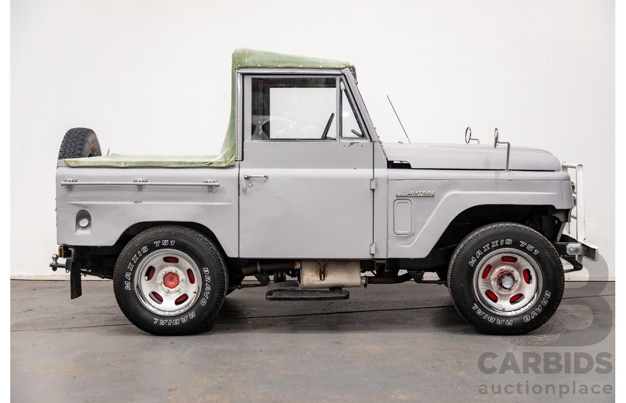 10/1976 Nissan Patrol G60 SWB (4x4) 2d Softtop Primer 4.0L