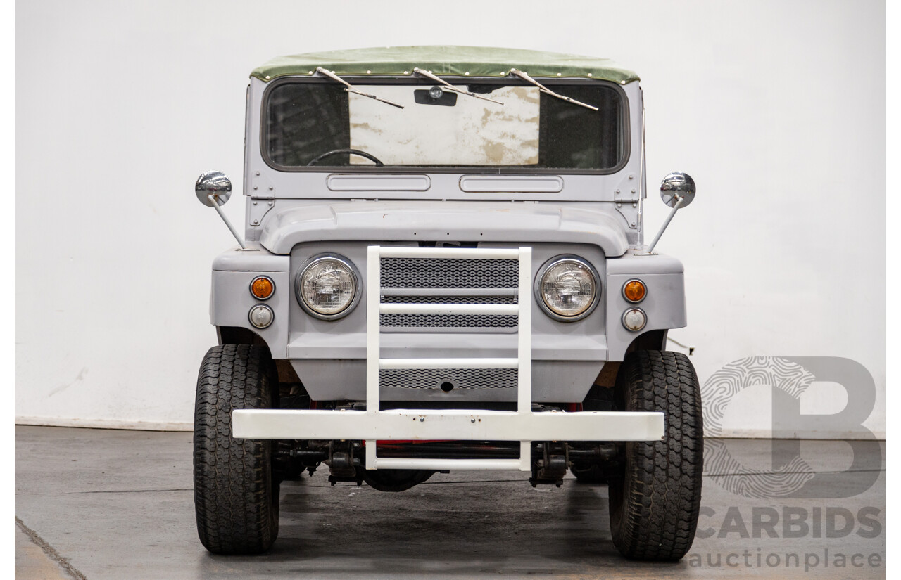 10/1976 Nissan Patrol G60 SWB (4x4) 2d Softtop Primer 4.0L