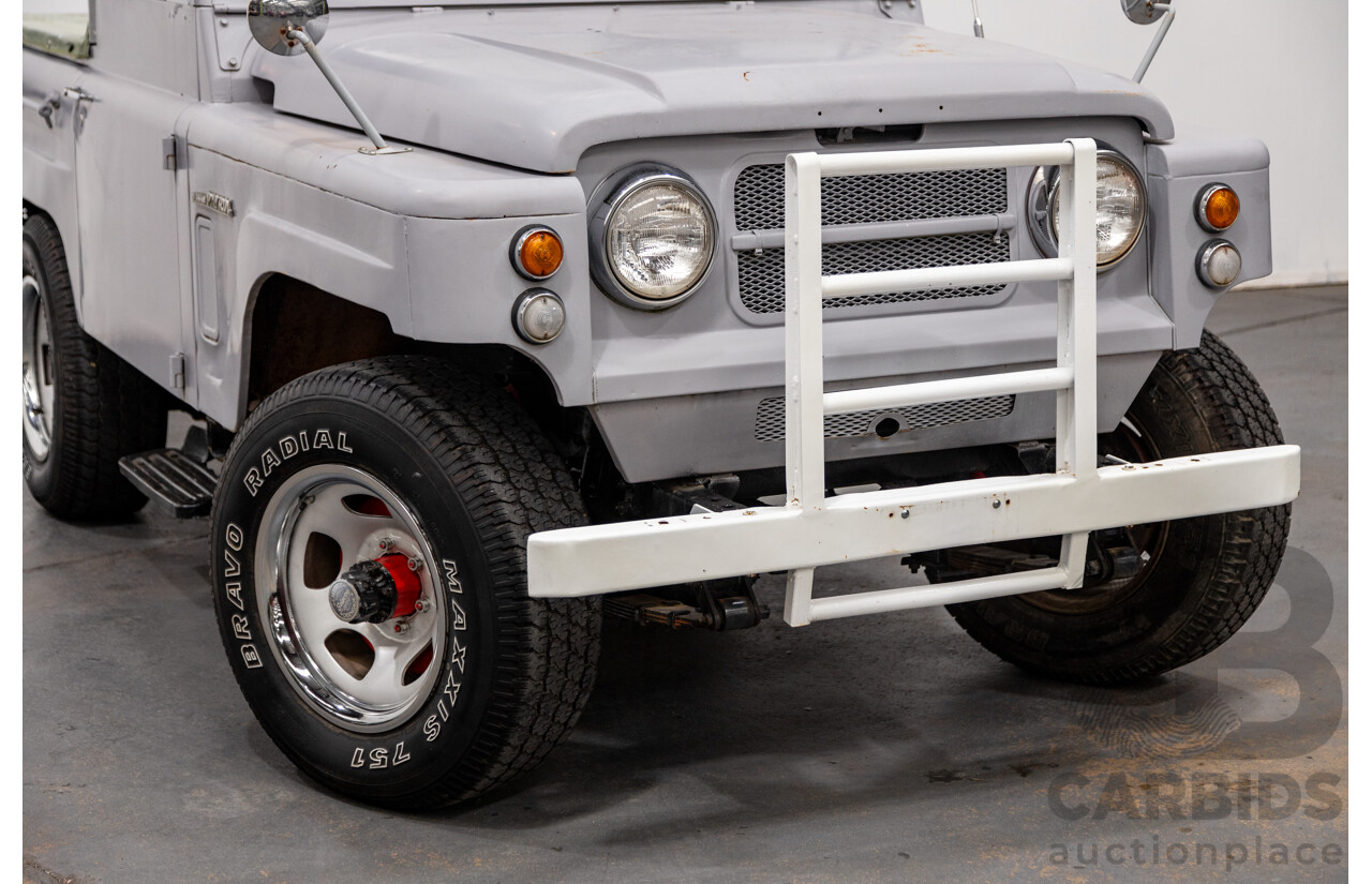 10/1976 Nissan Patrol G60 SWB (4x4) 2d Softtop Primer 4.0L