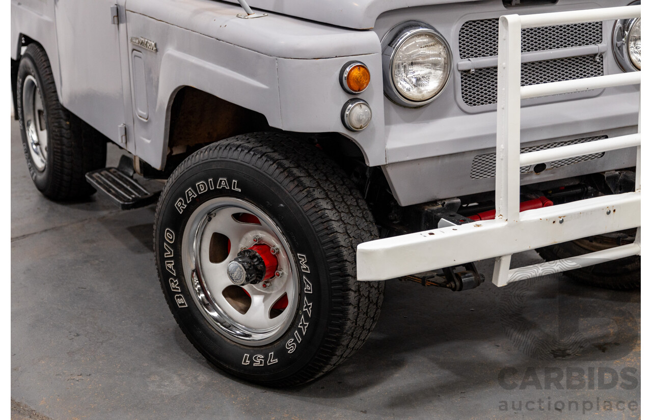 10/1976 Nissan Patrol G60 SWB (4x4) 2d Softtop Primer 4.0L