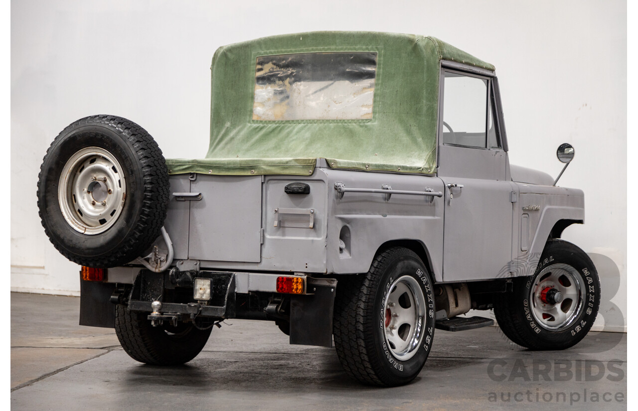 10/1976 Nissan Patrol G60 SWB (4x4) 2d Softtop Primer 4.0L