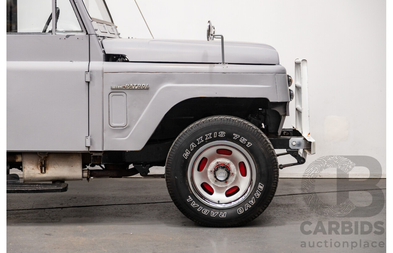 10/1976 Nissan Patrol G60 SWB (4x4) 2d Softtop Primer 4.0L