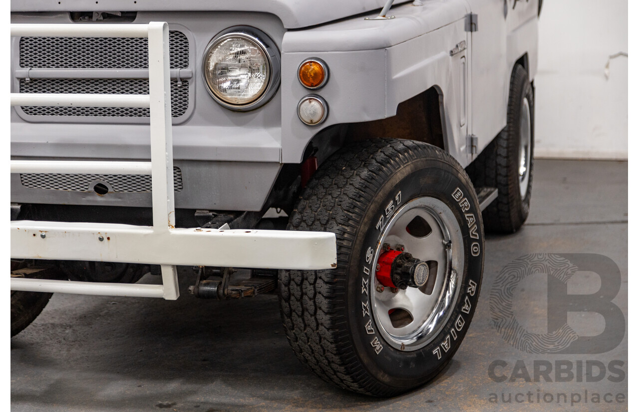 10/1976 Nissan Patrol G60 SWB (4x4) 2d Softtop Primer 4.0L