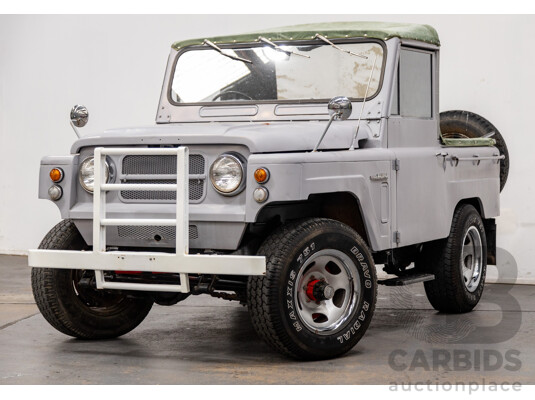 10/1976 Nissan Patrol G60 SWB (4x4) 2d Softtop Primer 4.0L