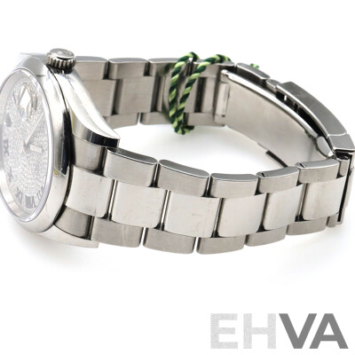 Boxed Rolex Datejust 36, Diamond Dial Bezel Watch - MK2184
