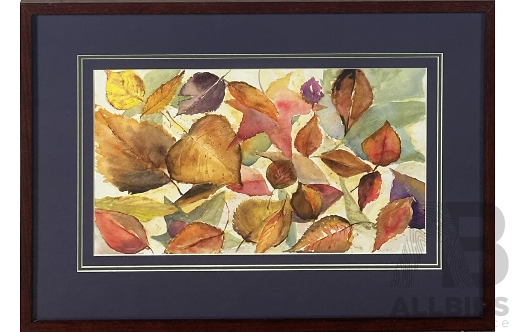 Belinda Muir, (Contemporary, Australian), Autumn Dreams, Watercolour, 44 x 60 cm (frame)