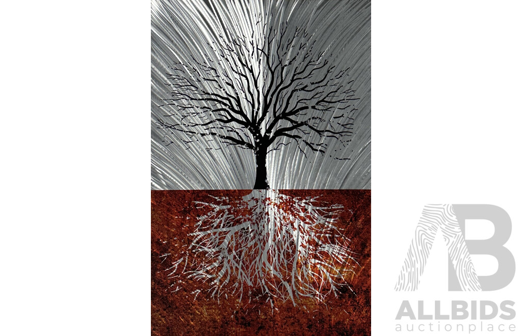 Flame Tree, Metal Wall Art by Metalistik Metal Wall Art, 120 x 80 cm