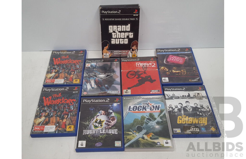 Lot of Assorted Video Games (PlayStation One, PlayStation 2 & Mega Drive)