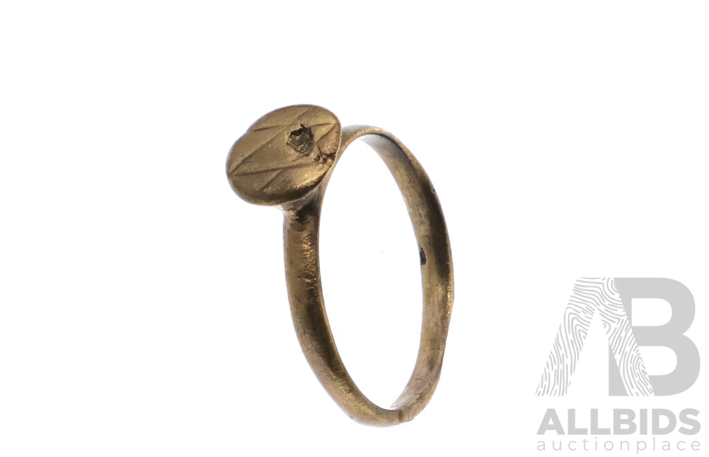 Picardi Jewelers Refurbished 'Roman Prostitute's Ring 1st-3rd C.AD' - with Certificate of Authenticity