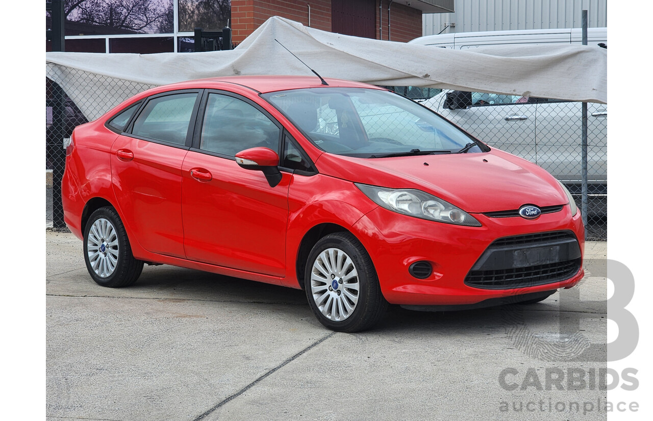 3/2012 Ford Fiesta CL WT 4d Sedan Red 1.6L