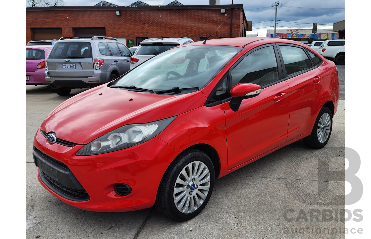 3/2012 Ford Fiesta CL WT 4d Sedan Red 1.6L