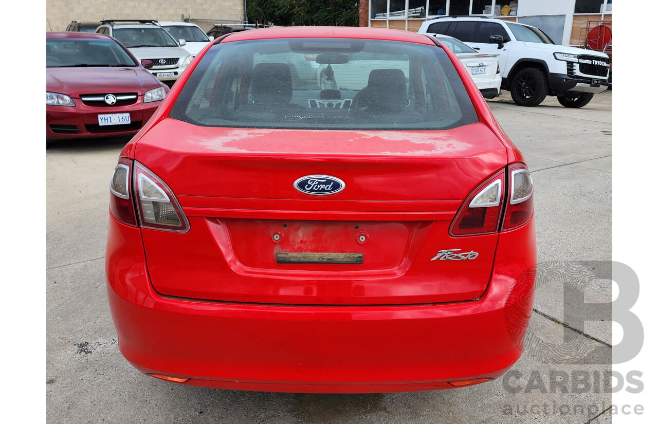 3/2012 Ford Fiesta CL WT 4d Sedan Red 1.6L