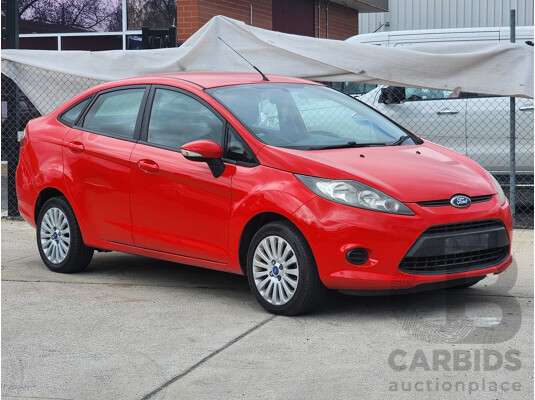 3/2012 Ford Fiesta CL WT 4d Sedan Red 1.6L